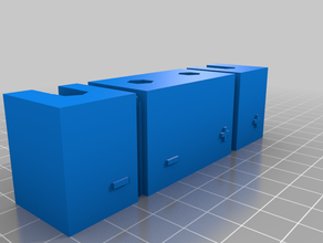 18650 caja de la batería serie paralelo lipo titular en 3d print model - Mito3D