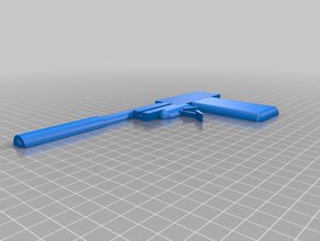 golden gun easier print james bond 3d print model - Mito3D