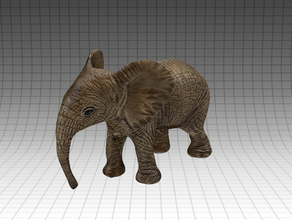 simple elephant 3d print model - Mito3D