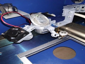 k40 ventilateur + laser de diode montage 3d print model - Mito3D