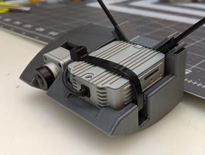 nano drak dji In hava ünitesi burun birimi kamera monte edin gerçek nanao ritewing 3d print model - Mito3D