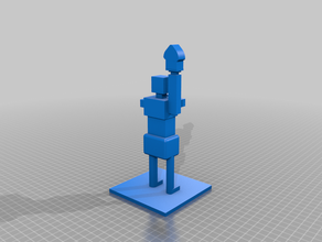 statue de la liberté 3d print model - Mito3D