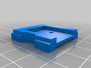 center plate recessed 3d print model - Mito3D
