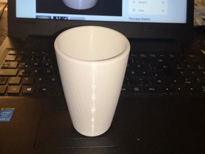 simple cup v1 beaker mug tooth 3d print model - Mito3D