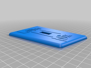 lumos knox interruptor de la luz cubierta 3d print model - Mito3D