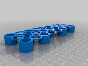 Tinte sample rack Füllhalter goulet pens Probe 3d print model - Mito3D