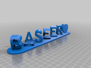 basheer jesira personalizado 3d print model - Mito3D