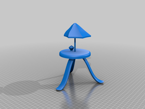 table de jardin 3d print model - Mito3D