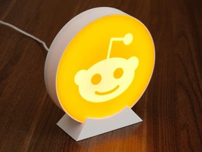 reddit led de la lámpara 3d print model - Mito3D