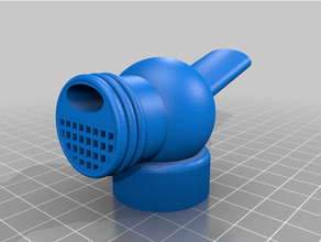 recycle bottle cap eye washer v2 3d print model - Mito3D