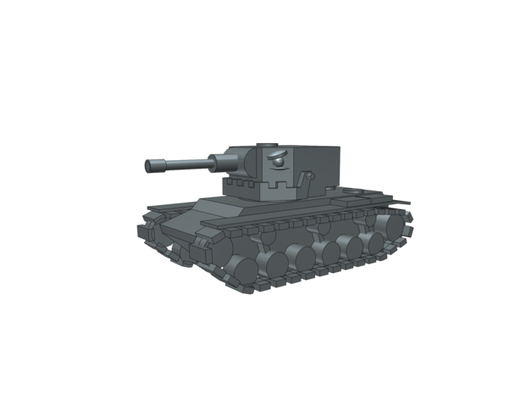 kv2 tank by ujvaryb 3d print model - Mito3D