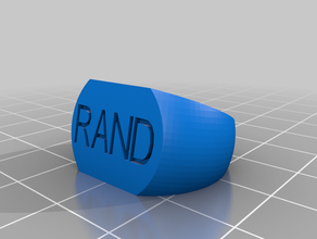 rand ring 8 customized 3d print model - Mito3D