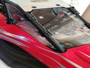 hpi baja 5b windshield mount baja5b 3d print model - Mito3D