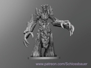 Eis-elementar dnd dungeons dragons tabletop 3d print model - Mito3D