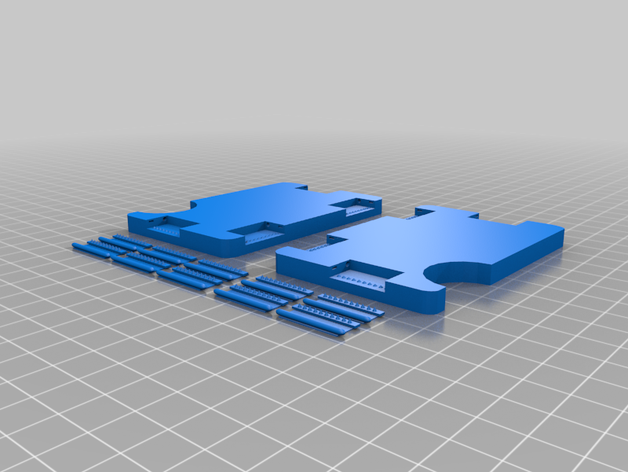 slimline portafoglio 3 4 elastico cresta by sterlingp515 3D print model - Mito3D