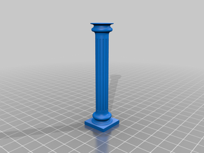 colonne antique columna de antigua la les colonnes le grec l'époque romaine 3d print model - Mito3D