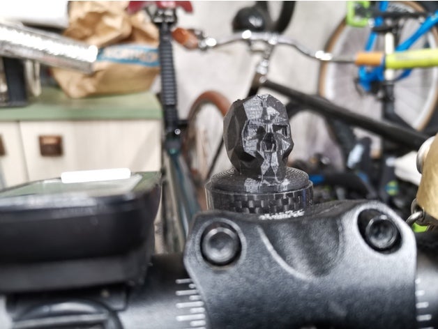 skull bike topcap bicycle kidsbike mountainbike mountain 3D print model - Mito3D