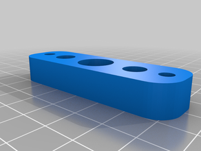 anycubic kossel exturder spacer plus delta-Drucker e3d-titan Abstandshalter titan 3d print model - Mito3D