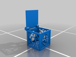 cube container 3d print model - Mito3D