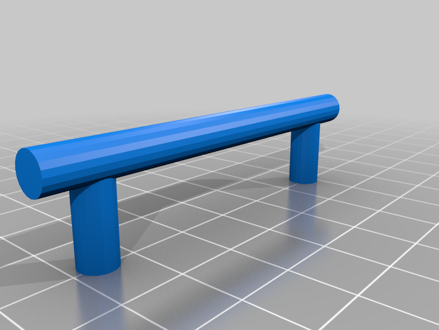 fingerboard rail 3D print model - Mito3D