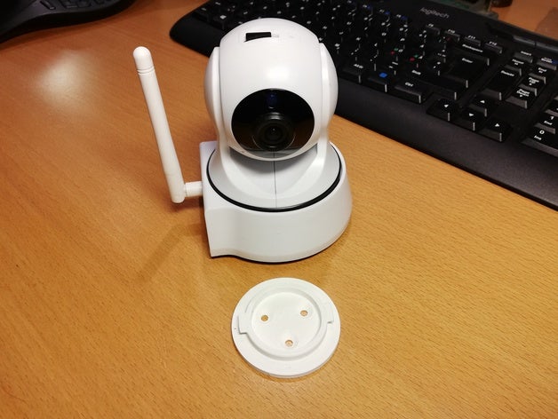 camera mount wall webcam holder 3D print model - Mito3D
