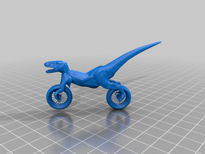 raptor concept bike v21 fun dino chopper motorbike 3d print model - Mito3D