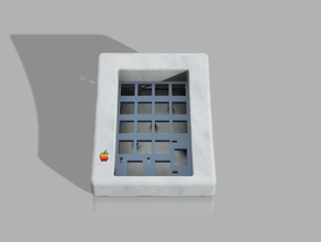 ask10 caso apple tastiera standard m0116 m0118 meccanica 3d print model - Mito3D