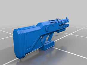 draghi respiro fucile al plasma aggiornati cosplay la pistola cannone scifi 3d print model - Mito3D