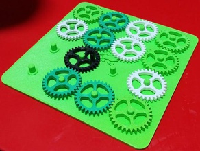 kid toy - gears 3d print model - Mito3D