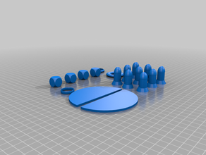 game peices school boardgame 3d print model - Mito3D