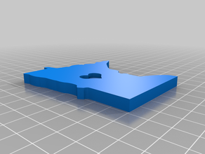 minnesota Magneten cursive loon Magnete mini 3d print model - Mito3D