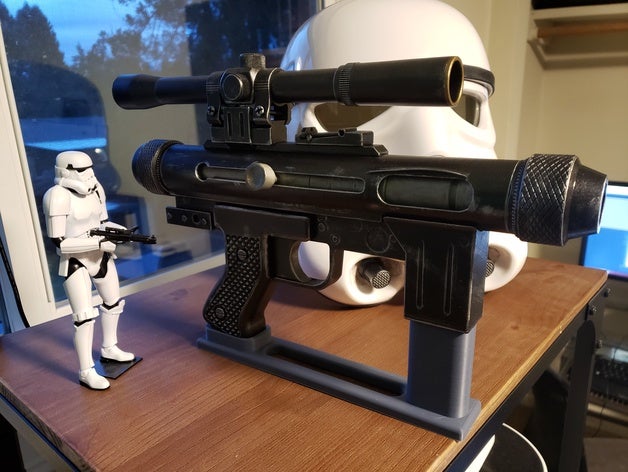 star wars se-14r blaster stand de l'empire le starwars stormtrooper 3D print model - Mito3D