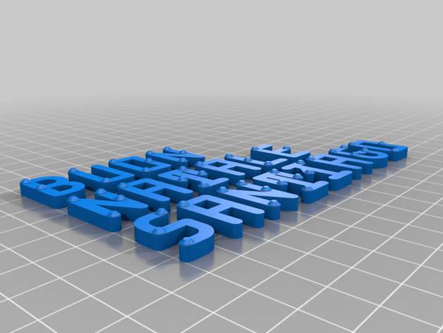 santiago braille 3D print model - Mito3D