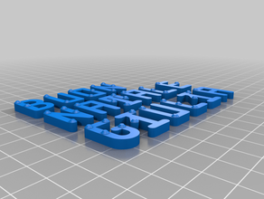 giulia braille-Schrift 3d print model - Mito3D