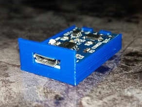 şarj devresi t4056 18650 sahibi elektronik tutucu monte edin 3d print model - Mito3D