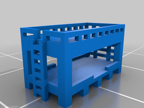 bunkbed 3d print model - Mito3D