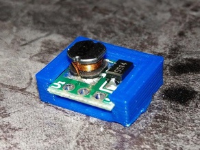 power booster-Schaltung Halter t64 - Schaltung circuit board Leiterplatten-Halter Elektronik mount 3d print model - Mito3D