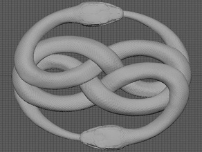 auryn snake snakes neverending story 3d print model - Mito3D