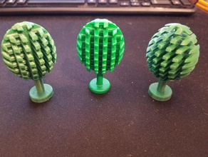 lego compatible tree - fruit 3d print model - Mito3D
