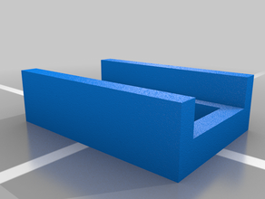 door latch routing template 3d print model - Mito3D