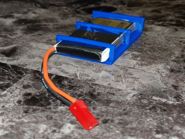 support de batterie lipo - b01n74ttw6 l'électronique titulaire le mont 3D print model - Mito3D