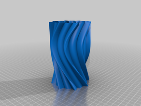 vase 45 container Bleistift-Halter spiral vase-Modus 3d print model - Mito3D