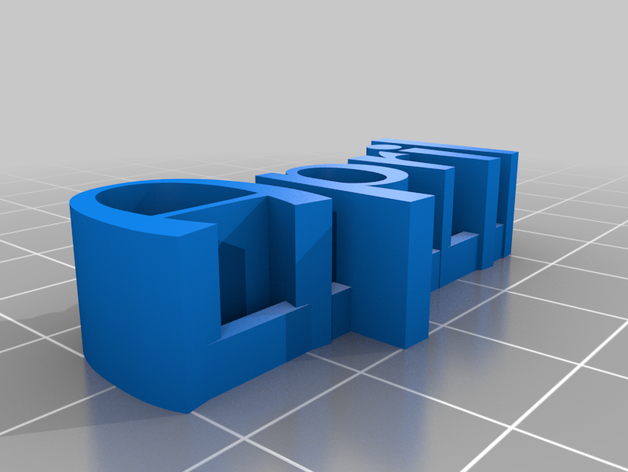 abril personalizado 3D print model - Mito3D