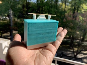 toothpick dispenser-santa version 3d print model - Mito3D