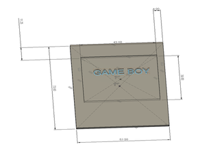 funnyplaying ips gbc tela fictício game boy gameboy 3d print model - Mito3D