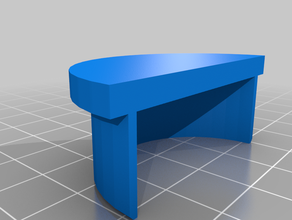 trestle table umbrella plug customized 3d print model - Mito3D