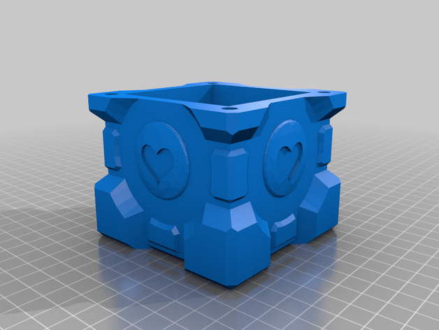 magnético de la tapa cubo compañía moneda del banco el imán alcancía portal remix 3D print model - Mito3D