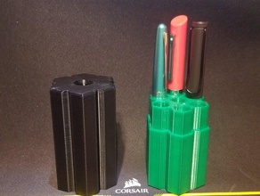 fountain pen case pens 3d print model - Mito3D