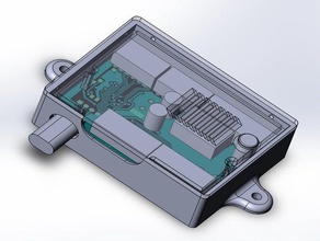 caso controlador de v4 3d print model - Mito3D
