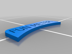 fun meter parts 3d print model - Mito3D